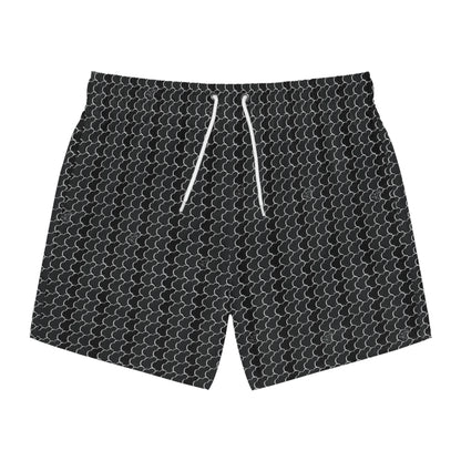 Black and White Swim Trunks